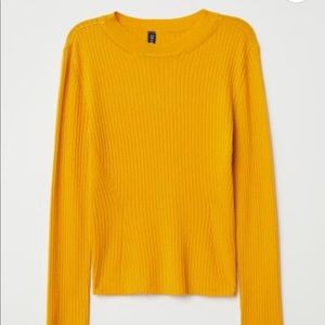 H&M Ribbed Jersey Top